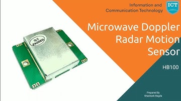 Interfacing HB100 with Arduino UNO | Shashank Bagda | Marwadi University | ICT - DEPARTMENT