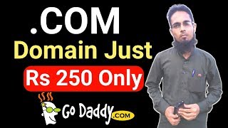 GoDaddy  Com Domain @ Rs 250 OnlyBuy  Com Domain At Cheap PriceGoDaddy   Cheap Domains Tricks