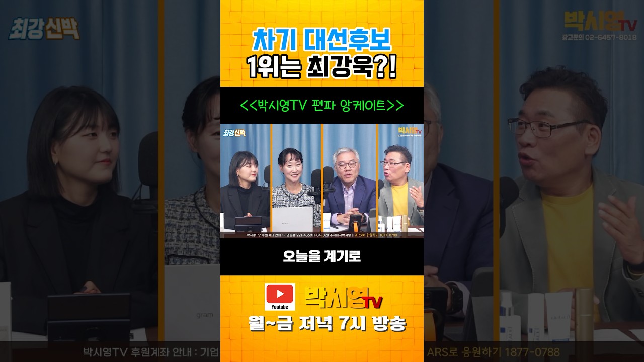 차기 대선후보 1위는 최강욱?