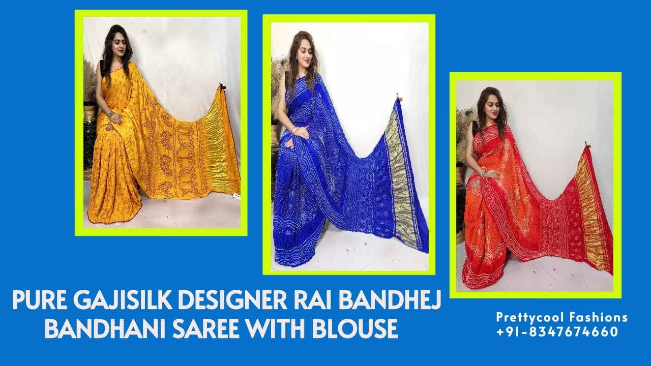 Manmaani - Rai Bandhej zari pallu Gajji Silk Saree – Sundarii Handmade  Global