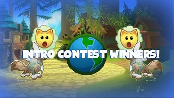 INTRO CONTEST WINNERS!