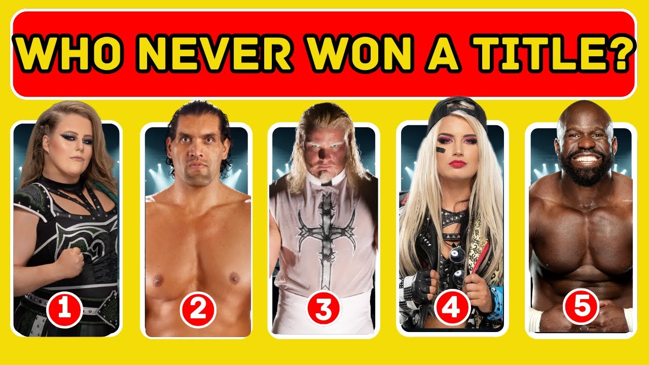 These WWE Icons NEVER Held a Title – Can You Guess Who? WWE Quiz!