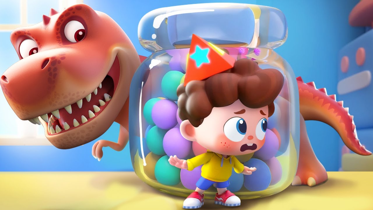 大変！ティラノサウルスが追ってきた！ | 子供の歌メドレー | イエス！ネオ | 赤ちゃんが喜ぶ歌 | 子供の歌 | 童謡 | アニメ | 動画 | ベビーバス| BabyBus
