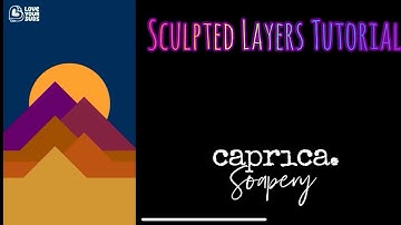 Sculpted Layers Soap Tutorial - Caprica Soapery (How To Sculpted Layers Technique Soapmaking)