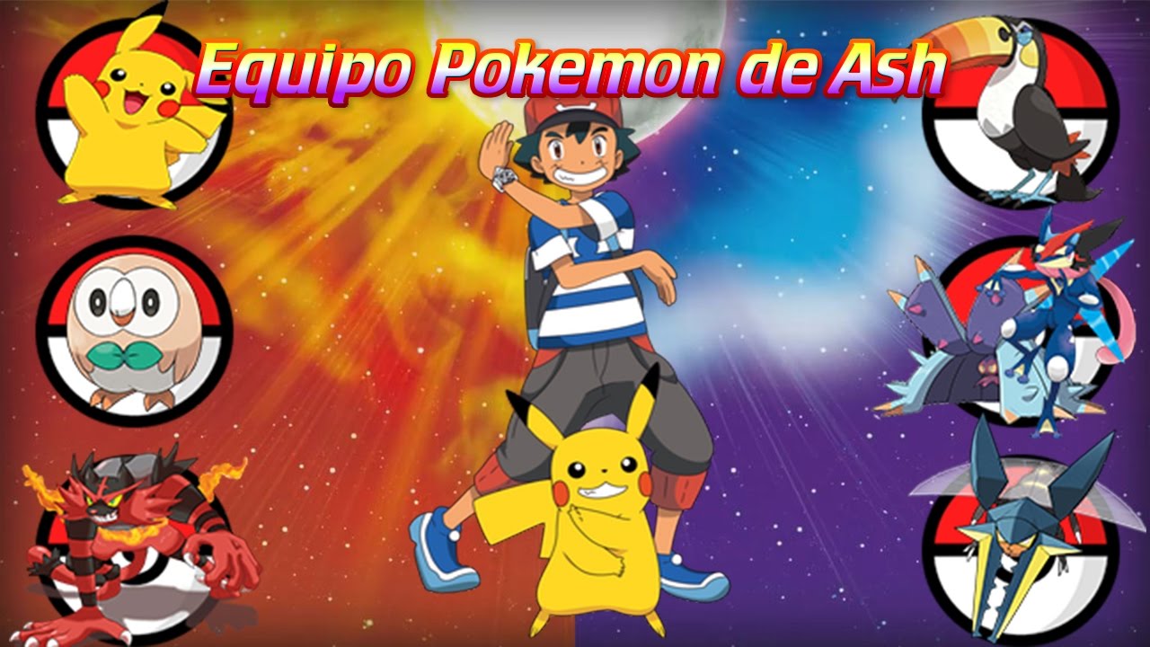 El Equipo Pokémon de Ash en Alola (Según mis especulaciones) YouTube El Equipo Pokémon de Ash en Alola (Según mis especulaciones) YouTube