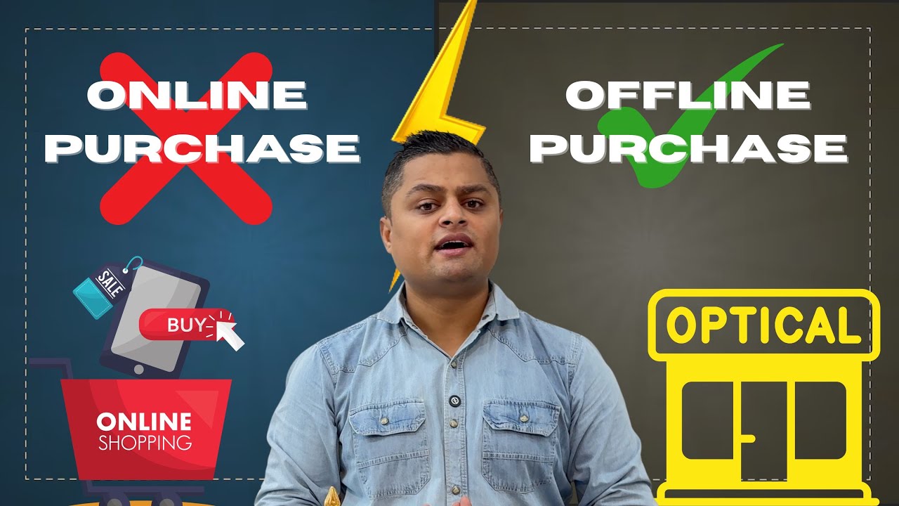 🤔 Online vs Offline – Where Should You Buy Your Eyeglasses? 👓 | Optical Galiyara