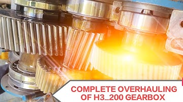 Complete Overhauling of H3 200 Gearbox #helicalgear #gearbox #overhauling #repairingofpremiumgearbox