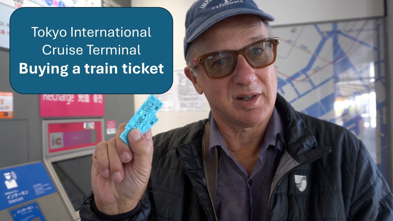 Taking the Train from the Tokyo International Cruise Terminal Station