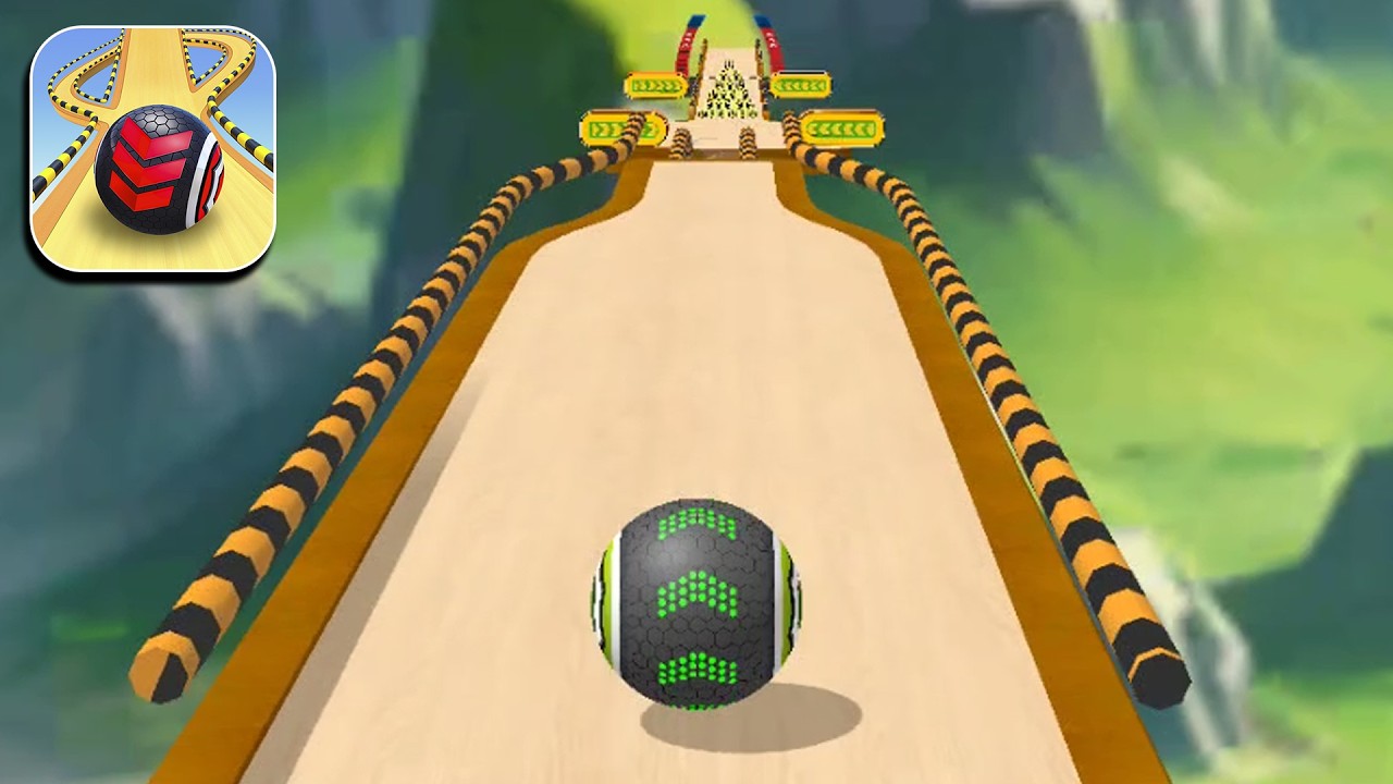 Racing Ball Rolling Game Speedrun Gameplay Max Level 944 - YouTube