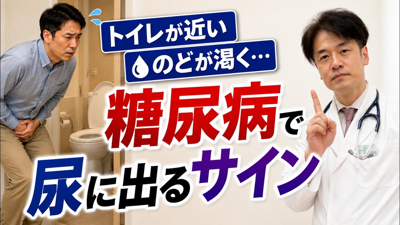 トイレが近い ・のどが渇く・・・糖尿病で尿に出る『サイン』とは｜糖尿病専門医による解説