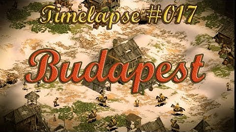 Scenario Editor Timelapse #017: Budapest [Age of Empires 2]