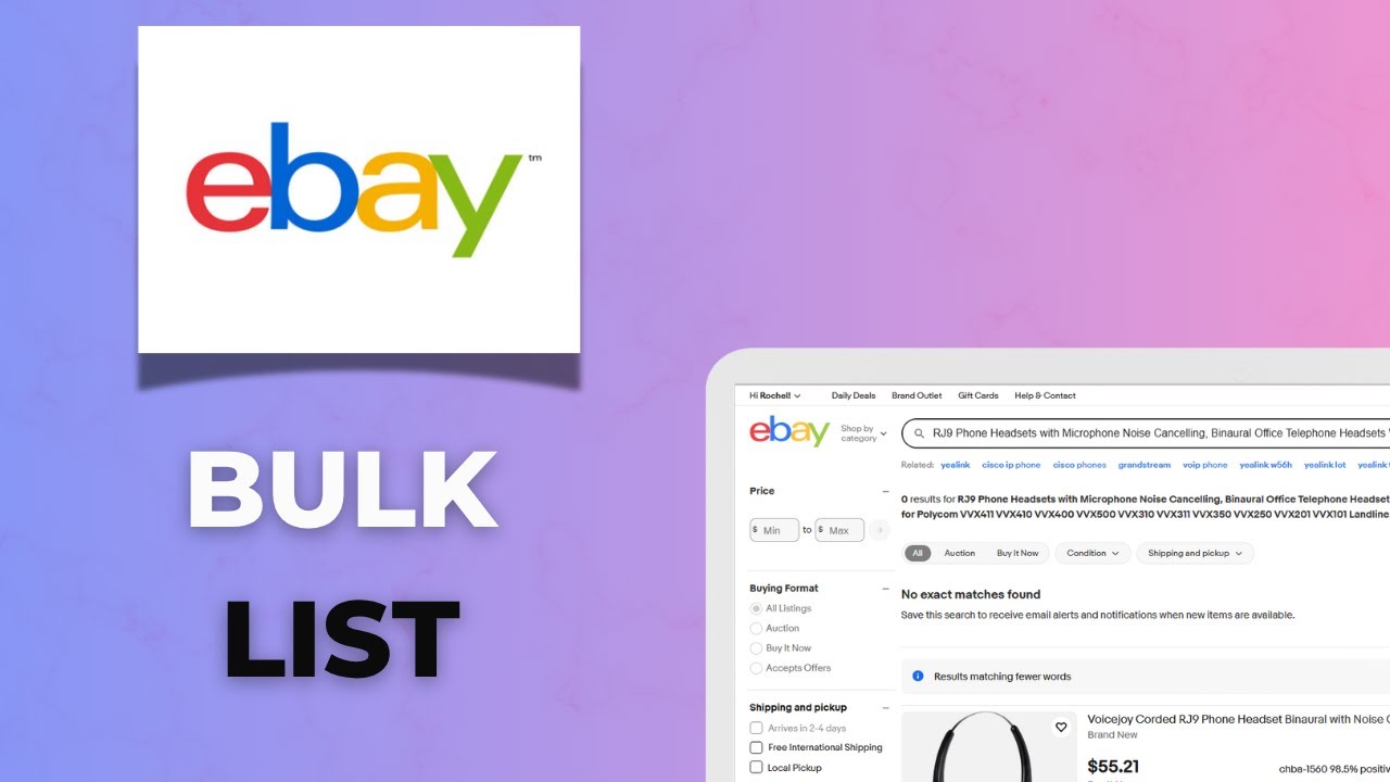 How to Bulk List on eBay Using CSV Full Tutorial - YouTube
