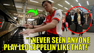 When I Play Led Zeppelin Stairway To Heaven in Public | Cole Lam