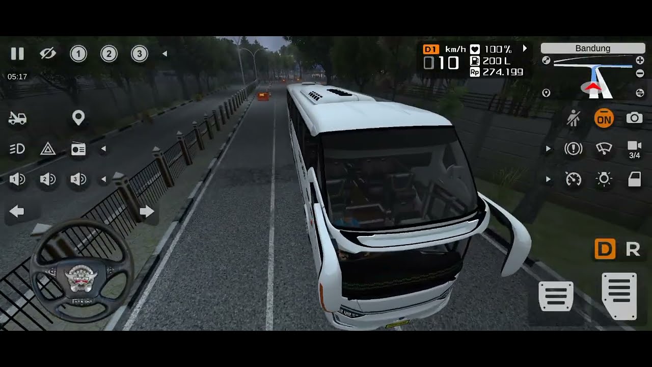 Bus simulator indonesia drive bus
