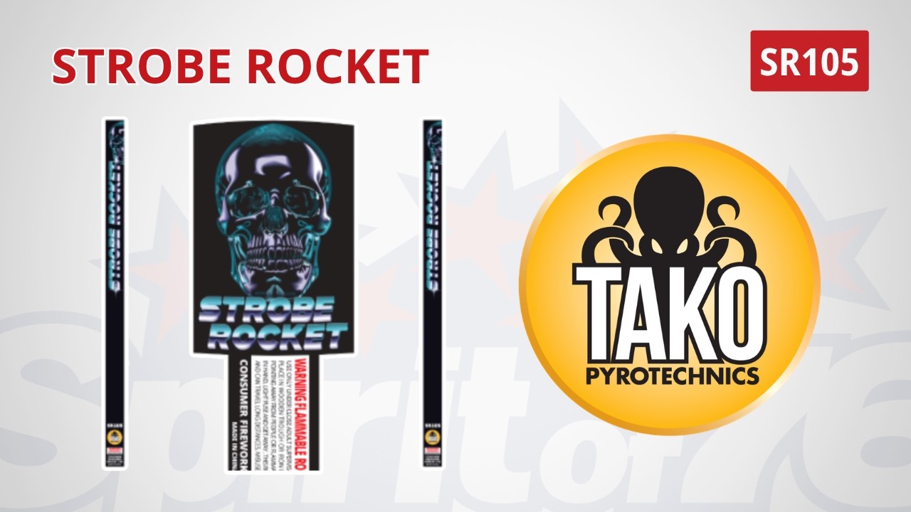 Strobe Rockets SR105 | Stick Rocket by Tako 2026 | Spirit of '76
