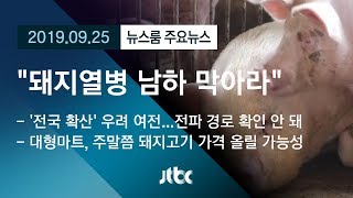 [뉴스룸 모아보기] 확진 판정만 6곳 …"아프리카돼지열병 남하 막아라"