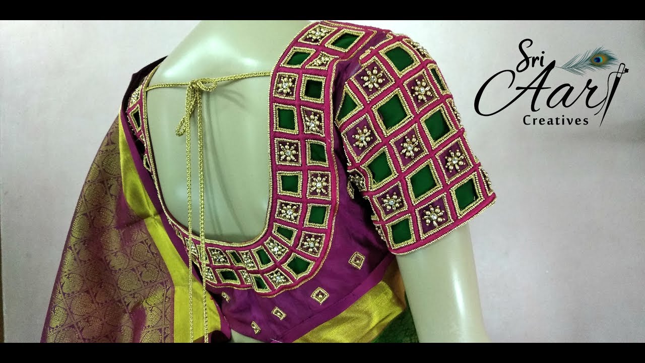 Bridal Blouse Designs by Sri Aari Creatives #31 / Grand Aari Work ...