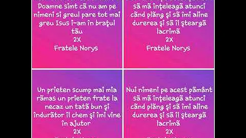 Fratele Norys - Negativ Nui nimeni pe acest pãmânt