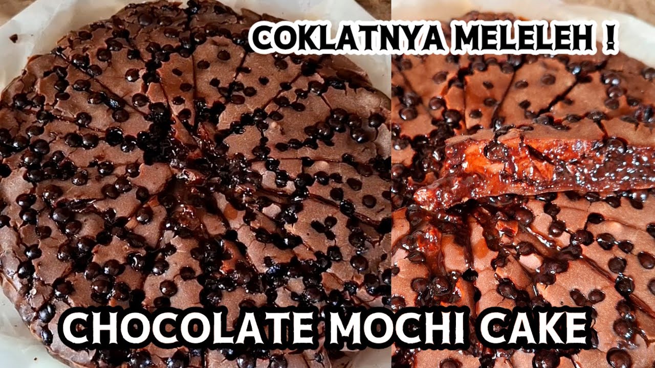 Tanpa Mixer! KUE COKLAT MOCHI VIRAL, Enak Banget 
