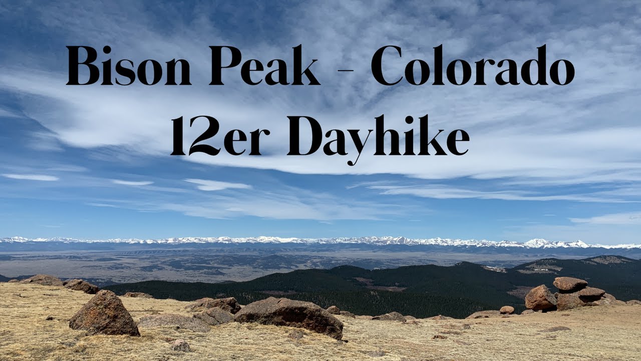 Bison Peak Colorado 12er Dayhike YouTube