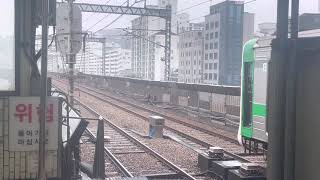 2021.07.04 서울2호선 대림역 외선순환행 282편성 전동차 발차 동영상
