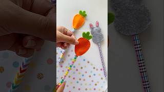 Easter gift idea🥕 pencil topper | Felt carrot | Felt craft | Easter crafts | Easter craft idea | diy