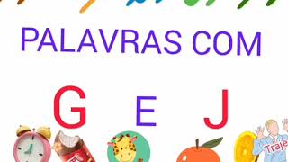 Emprego da letra G e J 4°Ano G ou j? #ortografiagej #letrag #letraj Emprego da letra G e J 4°Ano G ou j? #ortografiagej #letrag #letraj