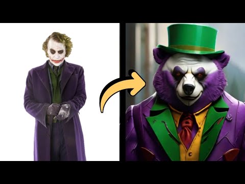 The characters of Marvel and DC are transformed into bears - YouTube
