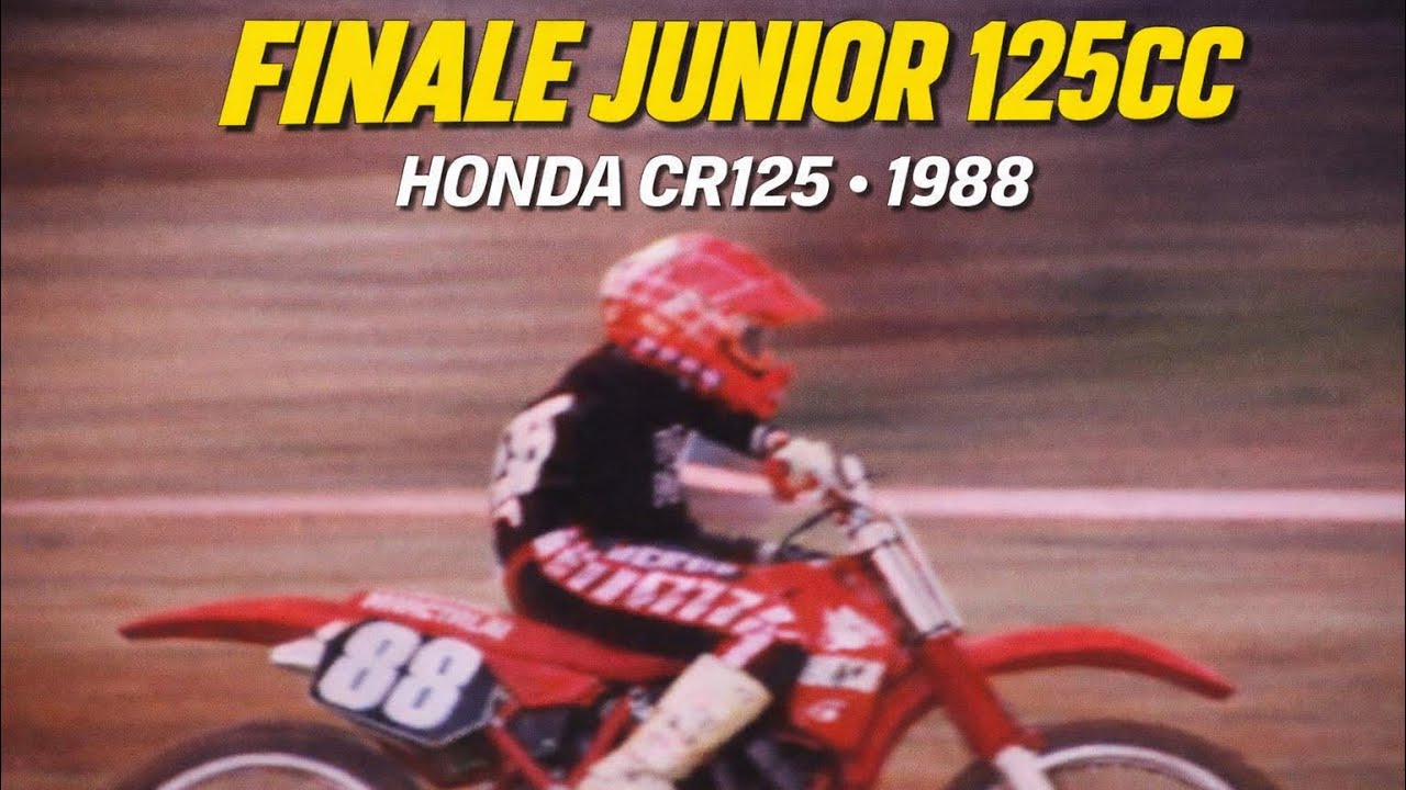 Finale junior promozionali HONDA CR 125 1988 campionato motocross provinciale Balocco (VC)