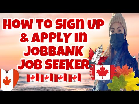 HOW TO SIGN UP IN JOB BANK | HOW TO SEARCH JOB IN CANADA