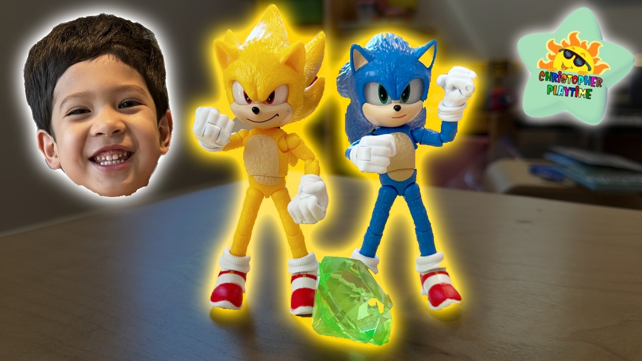 More Awesome Sonic 3 Toys! Super Sonic and Sonic with Emerald