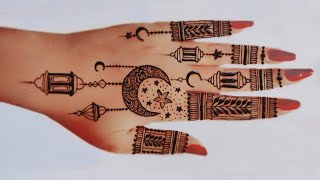 New chand Eid special Beautiful Fronthand Mehndi Design |Mehndi design for beginners| mehndi design