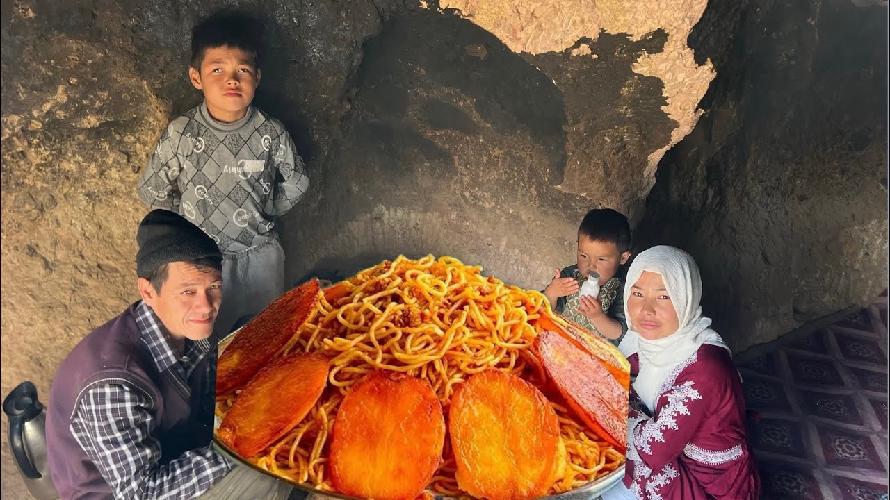 Village life in Afghanistan/ daily routine/ living in a Cave 