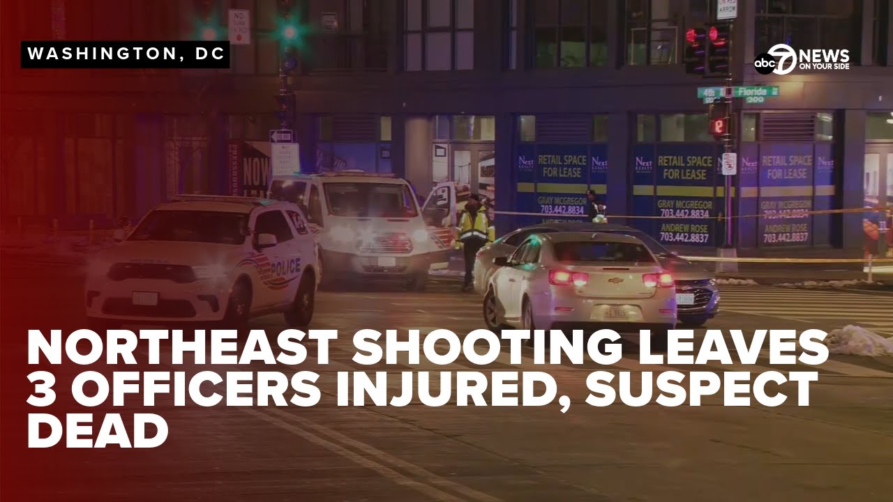 WATCH: Three D.C. officers injured in Northeast shooting, suspect dead ...