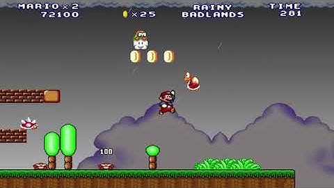 Mario Worker - Rainy Badlands (Custom Levels)