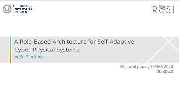 A Role-Based Architecture for Self-Adaptive Cyber-Physical Systems