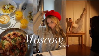 Moscow diary// мои выходные в Москве, съемка, подготовка к сессии