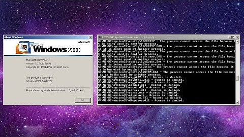 Destroying Windows 2000 Build 2167!