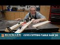 How to Make Cove Cuts with a Cove Cutting Table Saw Jig