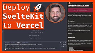 How to: Deploy SvelteKit apps to Vercel 🚀
