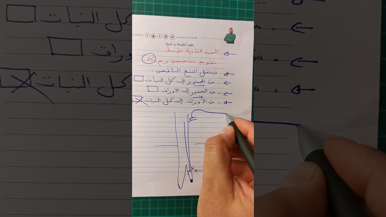 تقويم تشخيصي رقم 25للسنة الثانية متوسطة
