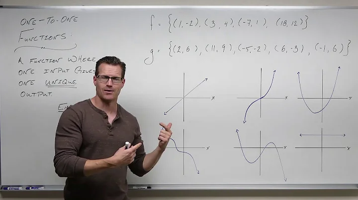 One to One Functions (Precalculus - College Algebra 50)