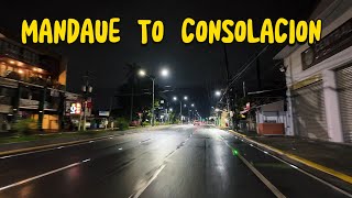 Mandaue To Consolacion Drive Through Cebu