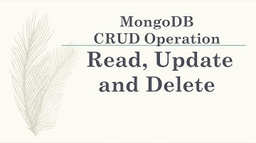 MongoDB CRUD Operation Read, Update and Delete