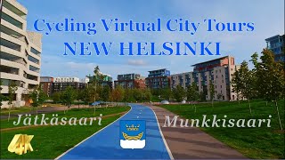 Jätkäsaari and Beyond: Discovering Modern Helsinki . October 2023. #virtualtour #cycling #drone #4k