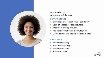 Solver Planning Overview – Budget Administrator