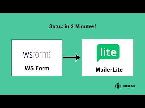 WS Form to MailerLite Integration in WordPress (Free Plugin) | Integrazo Automator