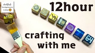 Crafting Backgammon Doubling Cubes. 8 cubes in 12 hours.
