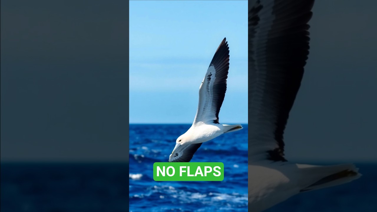 This Bird's Flying Technique Will Blow Your Mind #albatross #incredible