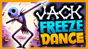🎃👻 Halloween Freeze Dance with Jack Skellington! 🎃👻 Brain Break for kids | Just dance and freeze!